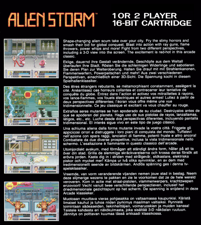 Alien Storm – RETRO GAMESMASTER